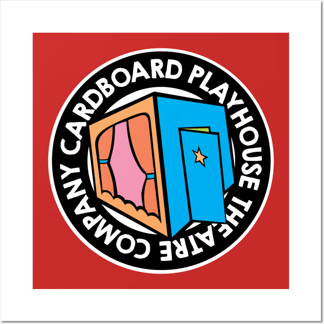 Cardboard Playhouse Theatre Company 2022 Logo Wall Art by cardboardplayhouse